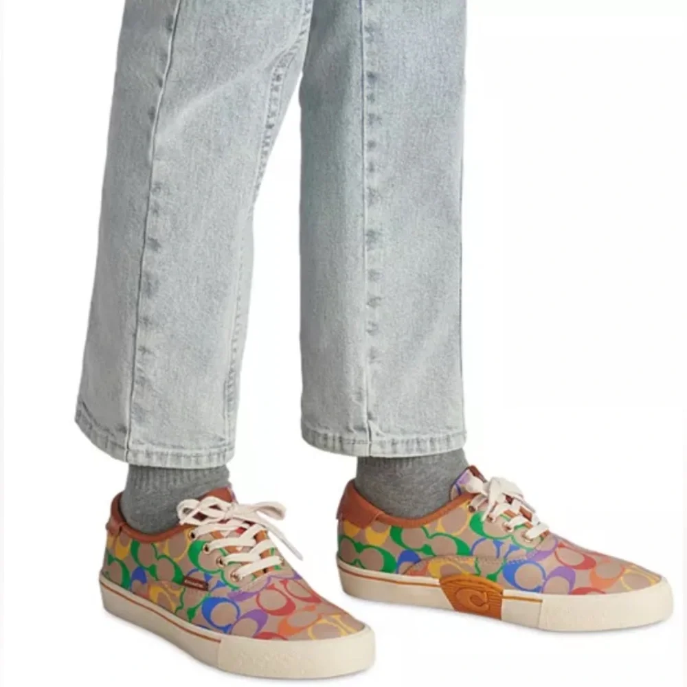 Coach Citysole Skate Lace-Up Sneakers Multicolor Women’s  Size 9 B